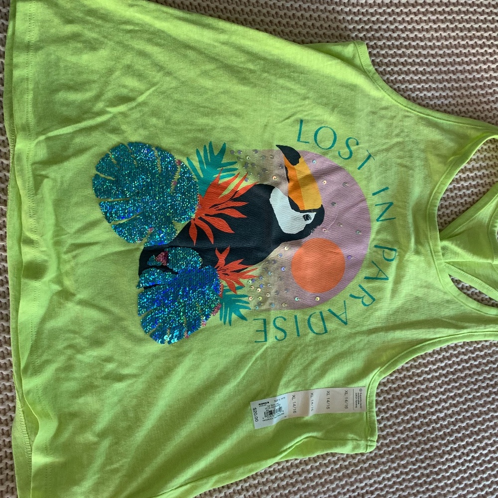 NWT! SO tank top size xl/14/16